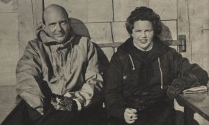 Re Umberto II e Maria Pia Gstaad 1954